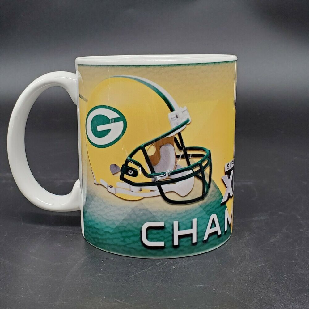 Green Bay Packers Superbowl XLV 12oz Ceramic Coffee Cup Mug